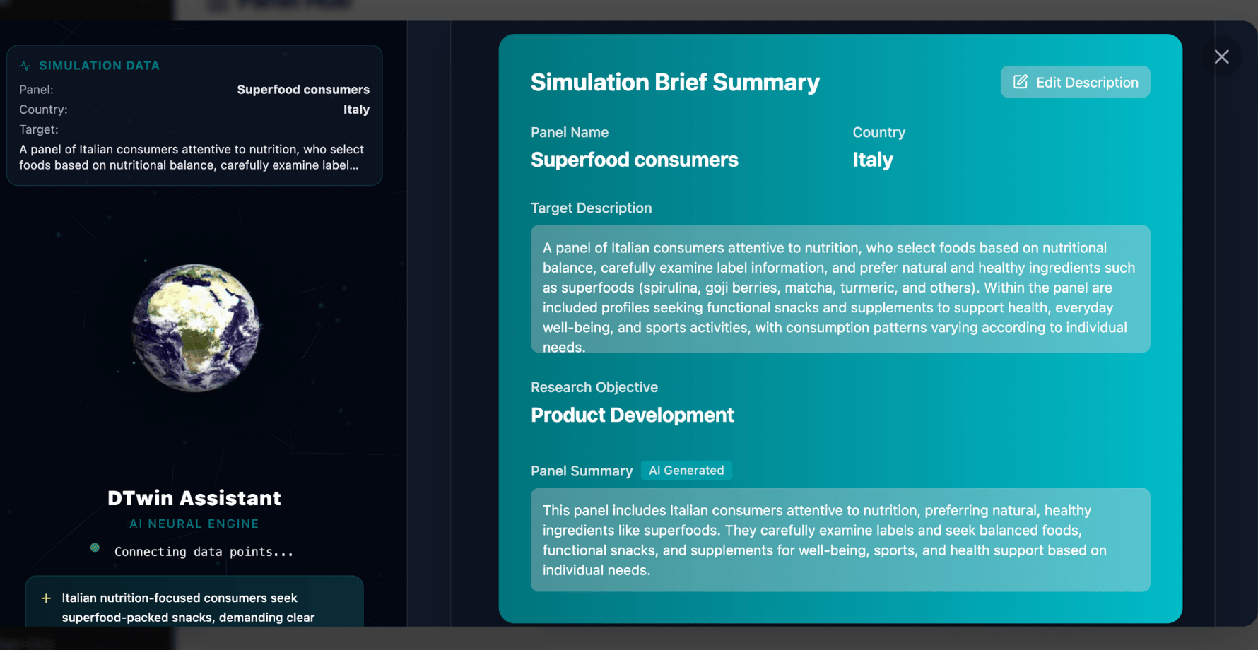 Digital Twin Panel Example